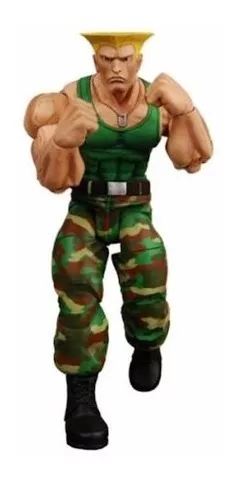 Guile Street Fighter Original Neca 18 Cm Soldado Coronel