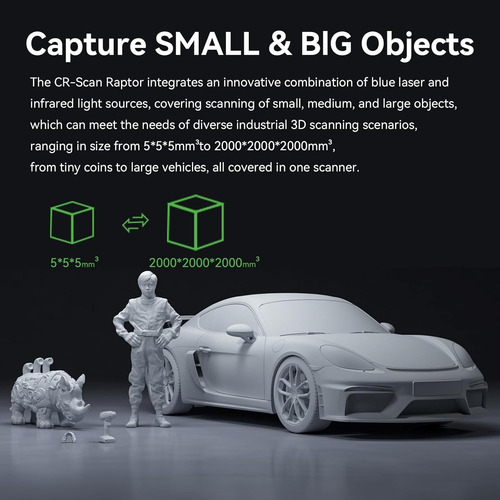 Scanner A Laser Creality Cr Scan Raptor Line