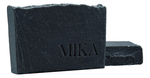 Jabón De Carbón Activado Mika Barra 100g