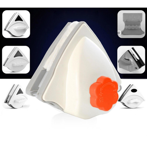 Limpiacristales Triangular Lavado Cristal Gris Naranja