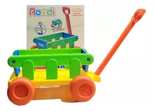 Juguete Wagon Carrito De Arrastre Porta Juguete Rondi Oferta