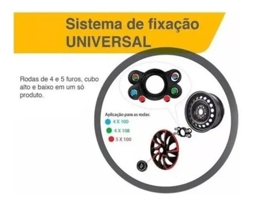 Jogo 4 Calotas Aro 14 Ds4 Prata Peugeot 206 207 Passion