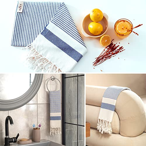 Home Basics Toallas De Mano Turcas Baño Juego De 2 | 1...