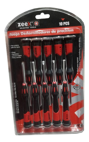 Juego De Destornilladores De Precision Kit 10 Pcs Zeex 