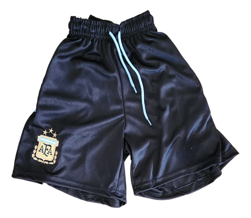 Short Selección Argentina Negro- Adultos 