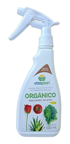 Fertilizante Adubo Orgânico Composto Via Foliar - 500 Ml