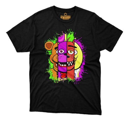 Playera Amigos Five Night At Freddys Game Over Oso Juego