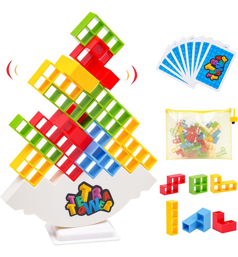Tetra Tower Juego De Equilibrio Apilable Bloques De Construc