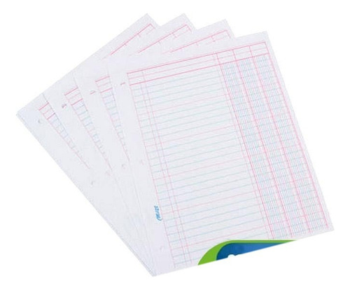 Repuesto Para Contabilidad Mil28 3 Columnas X 8 Hojas