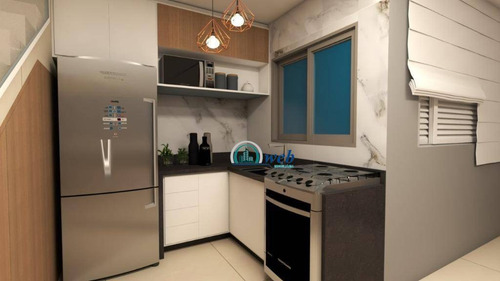 Cobertura Duplex Com 2 Dormitórios À Venda, 90 M² Por R$ 310.000 - Vila Príncipe De Gales - Santo André/sp - Co0956