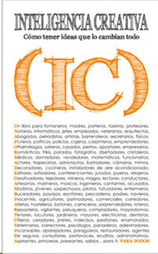 Libro Original Inteligencia Creativa - Camacho, Javier