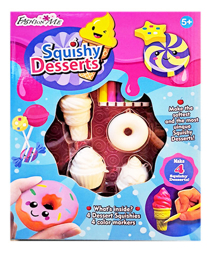 Squishy Diseño Helados Para Colorear