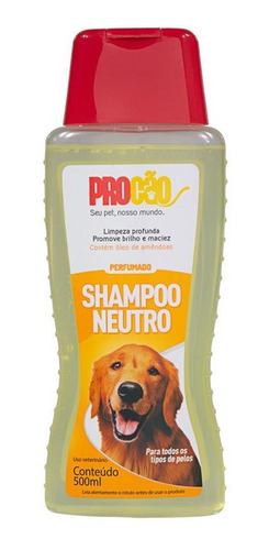 Shampoo Para Cachorros Limpeza Profunda Neutro 500ml Procao