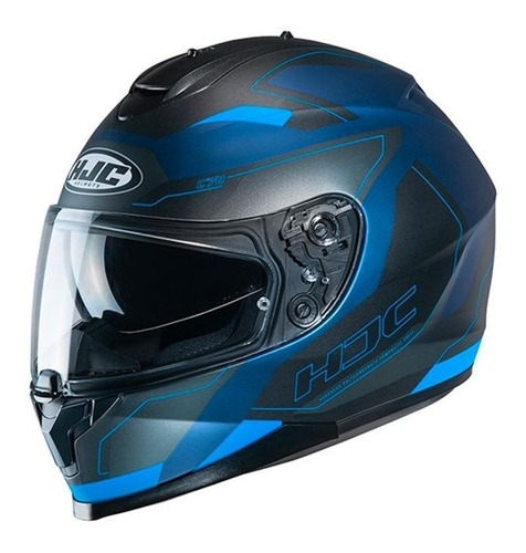 Casco De Moto Hjc C70 Canex Mc2 Lentes Incluidos