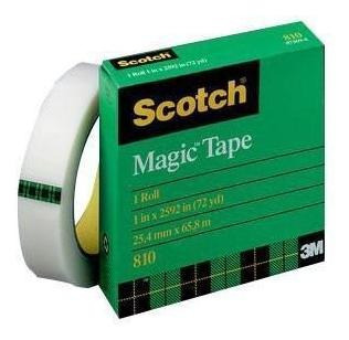 Fita Magica Scotch 810 25mmx65m S/aparelho