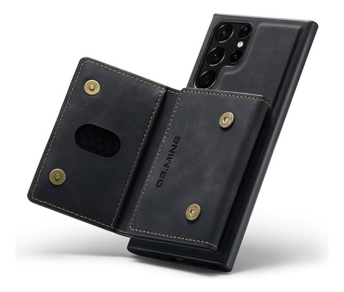 B Funda De Polipiel Tarjeta For Samsung Galaxy S20 S21 S22