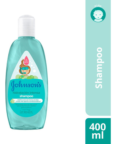 Shampoo Johnson & Johnson Johnson's Baby Hidratación Intensa en botella de 400mL por 1 unidad