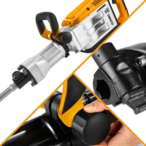 Martelo Demolidor Industrial 1700w 127v Com Acessórios Deko