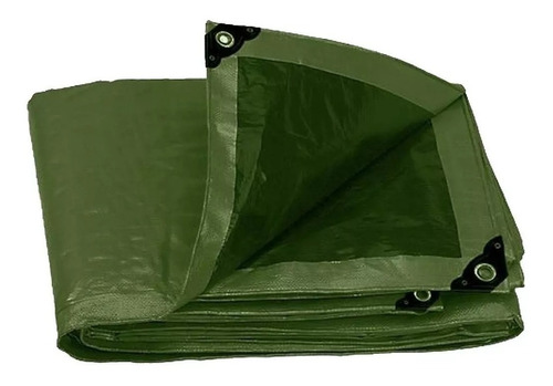 Lona Uso Rudo, Verde Olivo, 6 X 9 M, Truper Expert