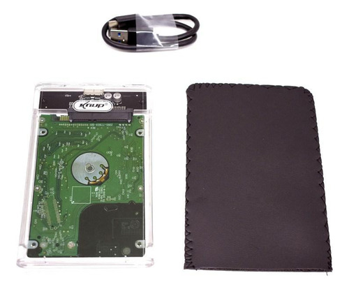 Case Hd Transparente Notebook Pc Xbox Sata 2.5 Usb 3.0