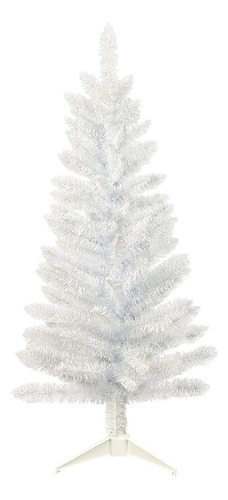 Mini Árbol De Navidad Artificial Blanco De 4 Pies