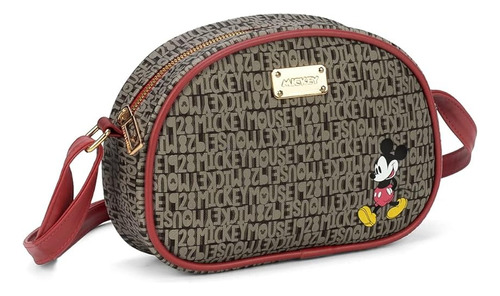 Bolsa Casual Transversal Mickey Disney Luxcel Original