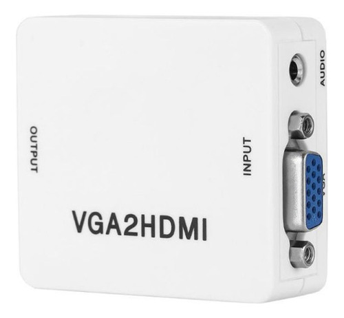 Adaptador Conversor Vga A Hdmi Hdv 552 1080p Audio Dimm