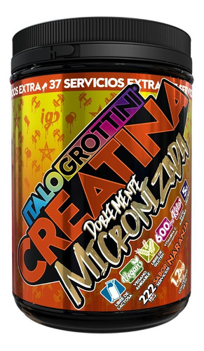 Creatine Monohidrato Doblemente Micronizada Naranja - 1.2kg