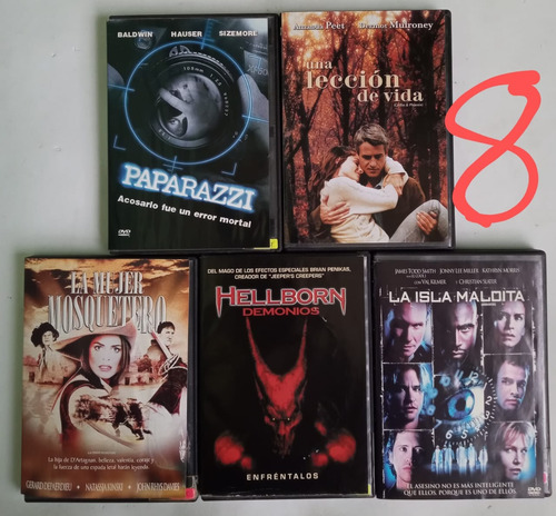 Lote Dvds Cinco Por Doscientos Original Dvd (Usado)