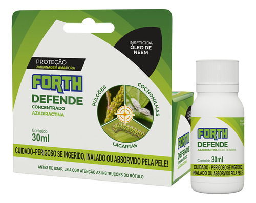 Forth Defende 30ml Concentrado Neem Natura Cochonilha PuLGão