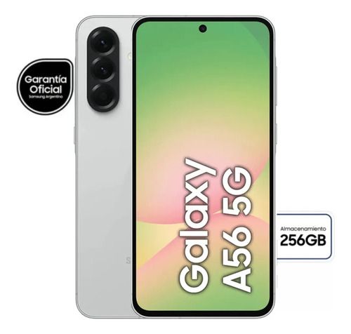 Samsung Galaxy A56 5g Lightgray E/caja Sellada Con Cargador Gris Claro