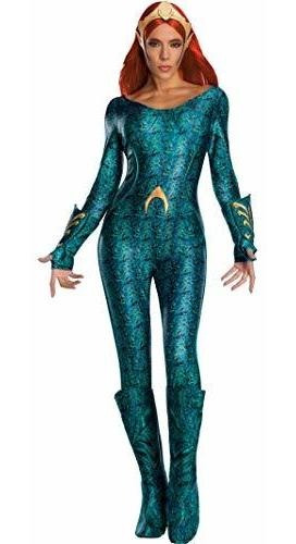 Traje Mera Deluxe Estándar Aquaman Película Para Adultos De 