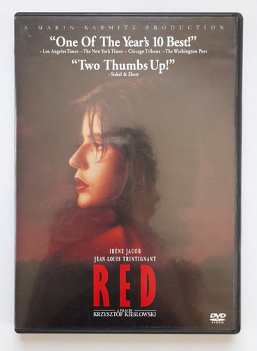 Película Rojo/red Dvd De Krzysztof Kieslowski Sub Inglés 