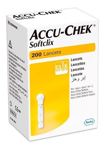 Lancetas Accu Chek Softclix  X 200 De Roche