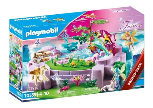 Playmobil Fairies - Lago Mágico Fadas De Cristal 115 Pçs