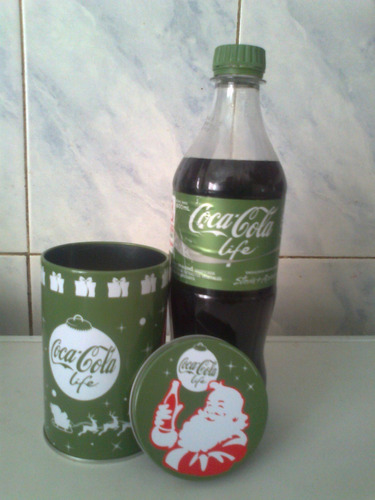 Coca Cola Lata Chapa C/ Tapa De Coca Cola Life