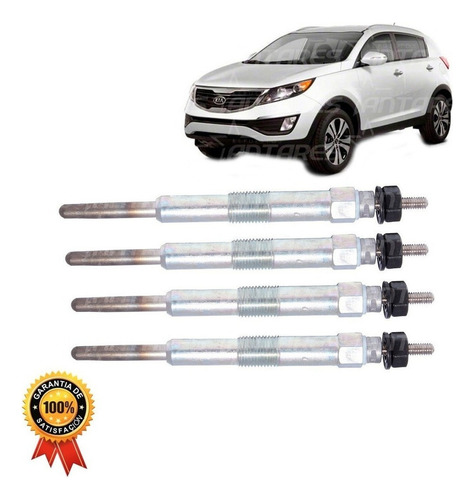 Set 4 Bujía Incandescente Para Kia Sportage 2.0 2010-14