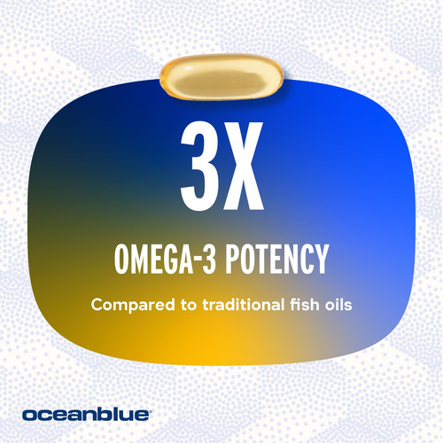 Oceanblue Omega-3 2100 - 180 Ct - Triple Strength Burpless F