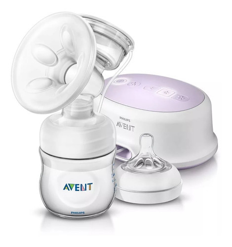 Extractor De Leche Avent Uso Electrico + Biberon Goex