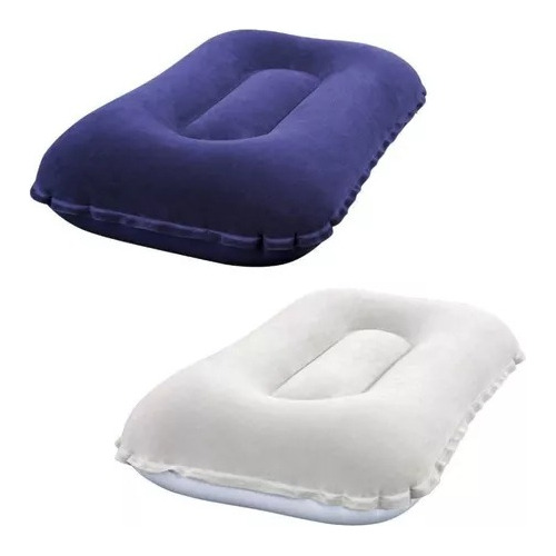 Cojin Almohada Inflable Ergonomica Viaje Avión Auto Bus Casa