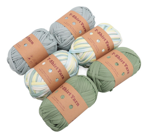 Camiseta Carpet Yarn De 6 Rollos, Suave, Elástica, Lavable
