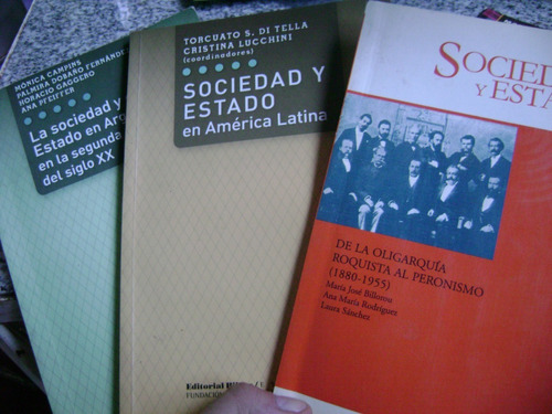 Lote X 3. Sociedad Y Estado En Argentina Y America Latina