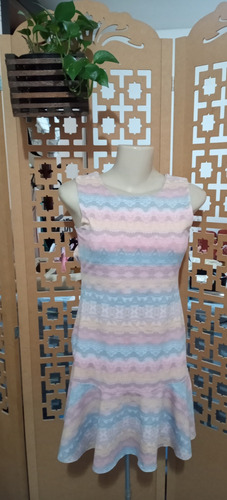 Vestido De Coton Lycra Seminovo(usado Uma Vez) 