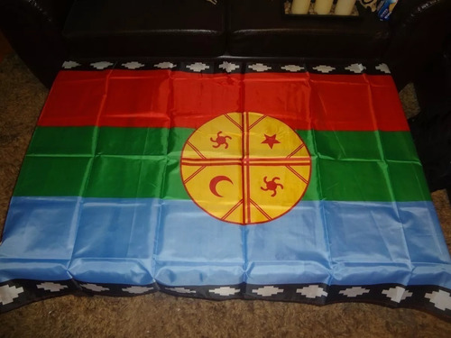 Bandera Mapuche Mediana 90 X 145cms