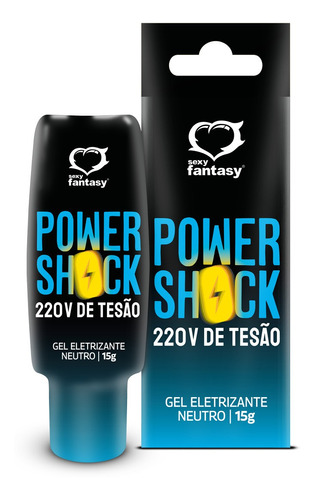 Power Shock Eletrizante Excitante Unissex 15g Sexy Fantasy
