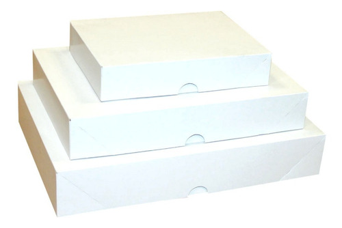 Caja Regalo Blanca Tapa Y Base 24x35x6cm Paquete 50 Piezas