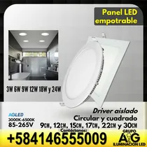 Comprar Panel Led Empotrable Circular 24w 6500k 85-265v 30cm