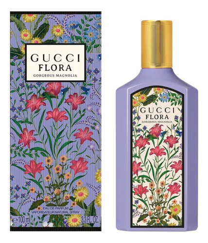 Perfume de mujer Gucci Flora Gorgeous Magnolia Edp, 100 ml, volumen unitario 100 ml