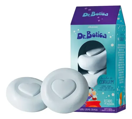 Sabonete Em Barra Dr.botica Banho De Coragem Kit 3x80g