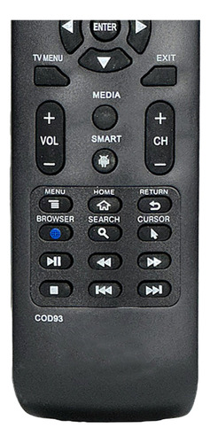 Control Para Cobia Smart Tv Android Media Cledtv5514sm